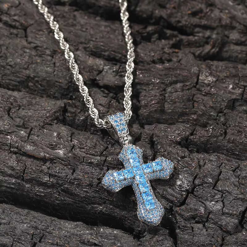 Zirconia Cross Necklace