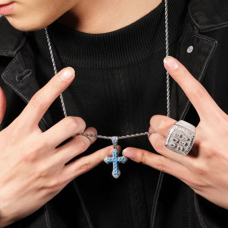 Zirconia Cross Necklace