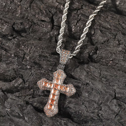 Zirconia Cross Necklace