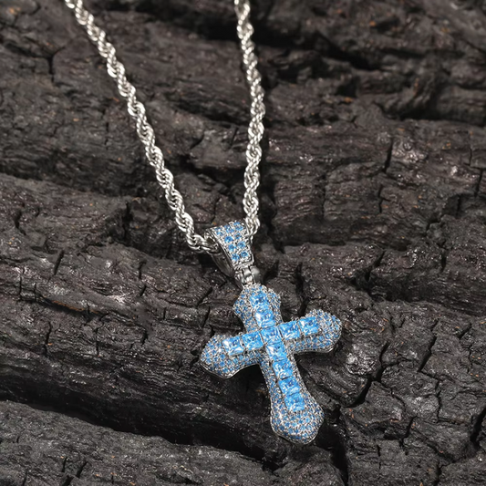 Zirconia Cross Necklace