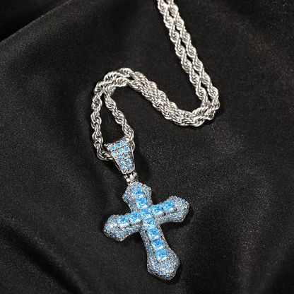 Zirconia Cross Necklace